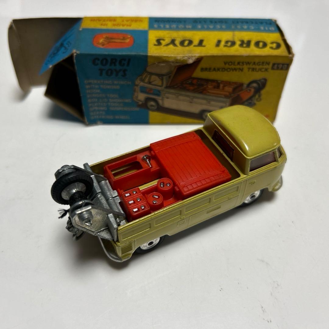 コーギー No.490 フォルクスワーゲン VW BREAKDOWN TRUCK