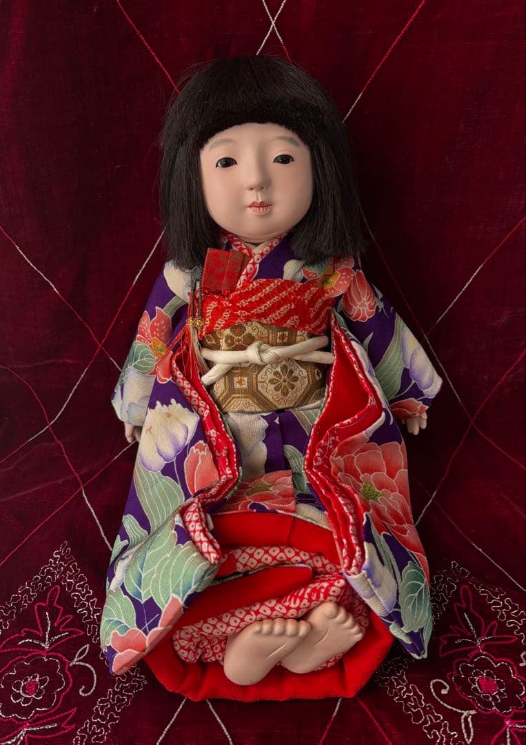 市松人形 國光ペア 日本人形 ビスクドール 和人形 アンティークドール