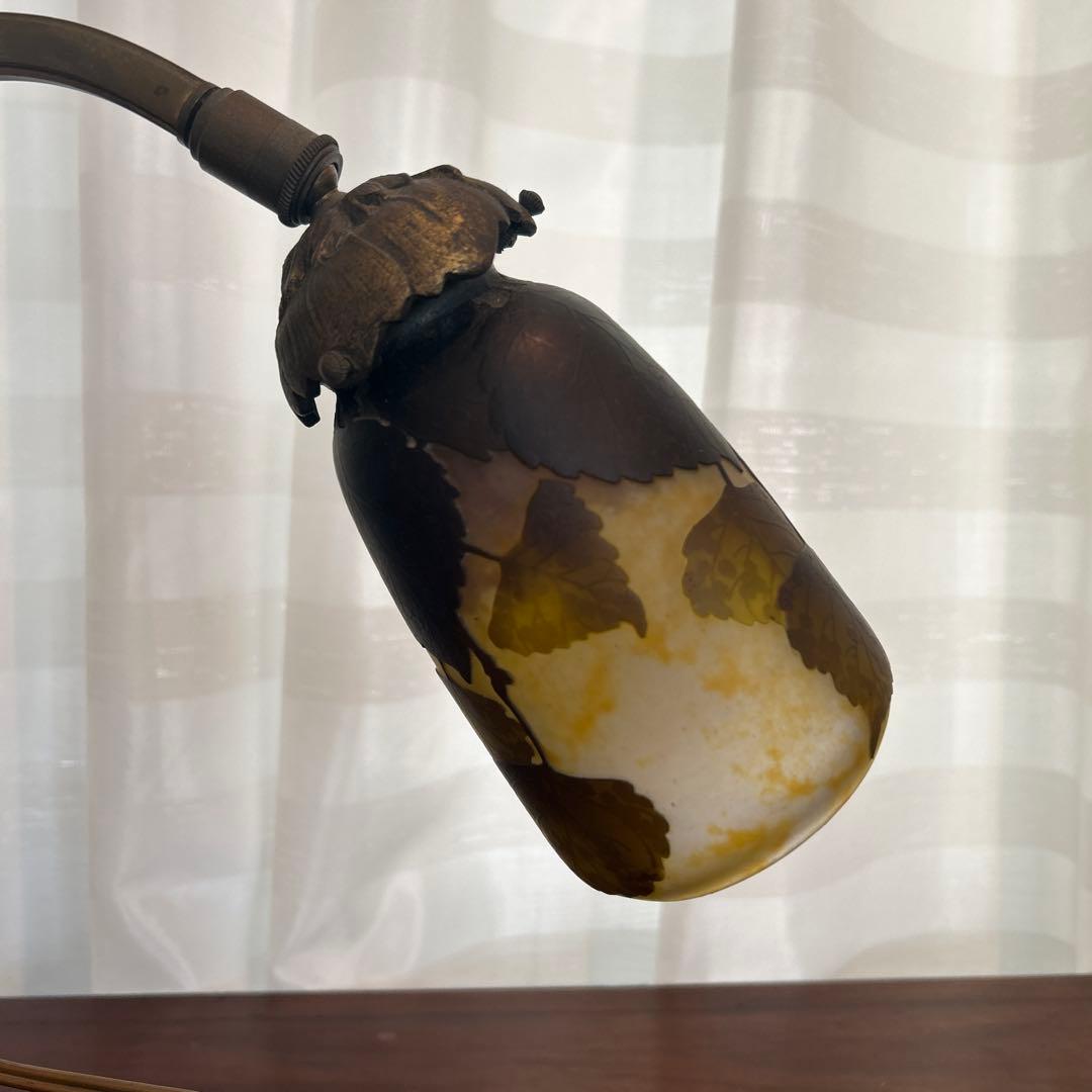 ドーム ナンシー 枯葉文 スタンドランプ