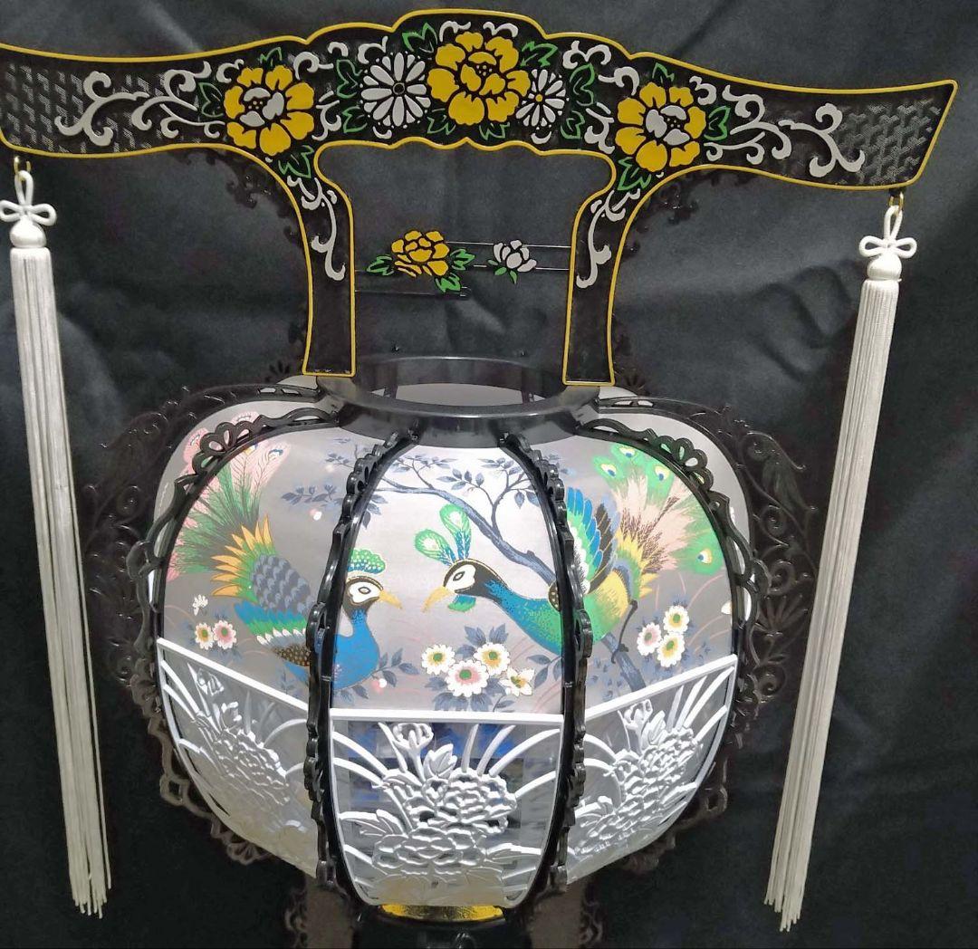 灯籠　おおとり105 黒　提灯　葬儀　法要