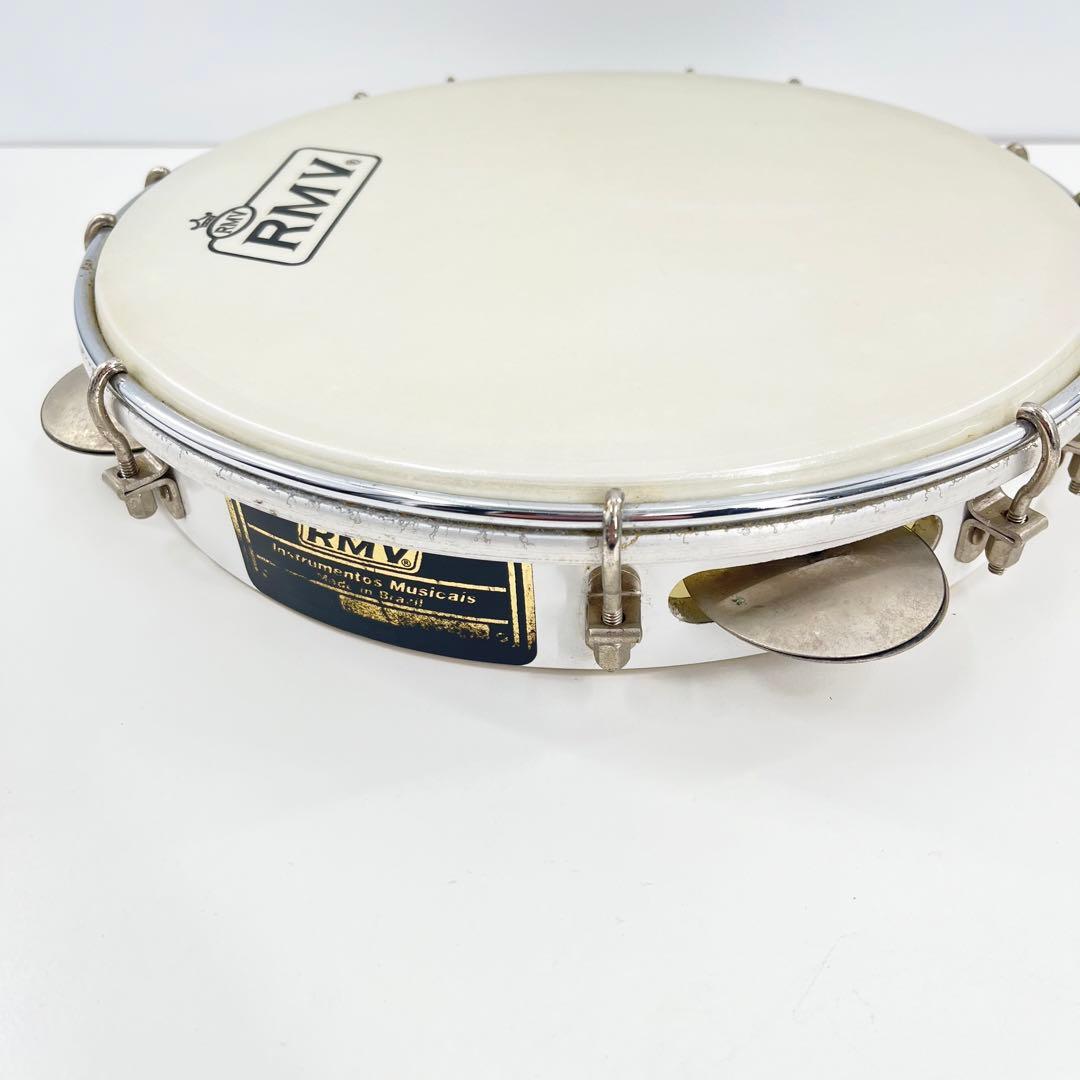 良品 RMV パンデイロ 10インチ 本革 ブラジル製