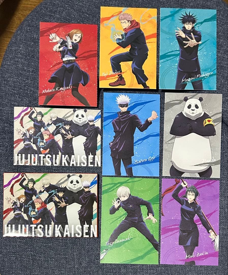 呪術廻戦 グッズ ステッカー カード トートバッグ コースター 下敷き 色紙