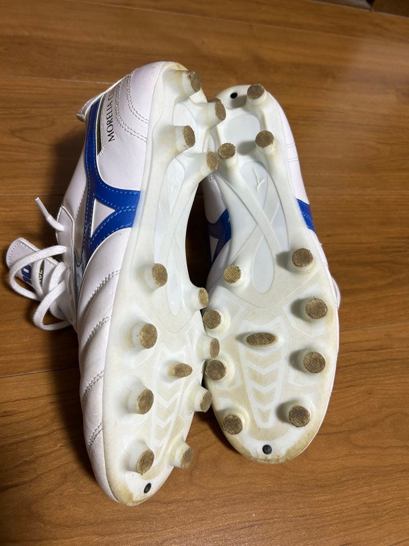 【中古】モレリアⅡクラブ　ホワイト×ブルー　27cm 海外版