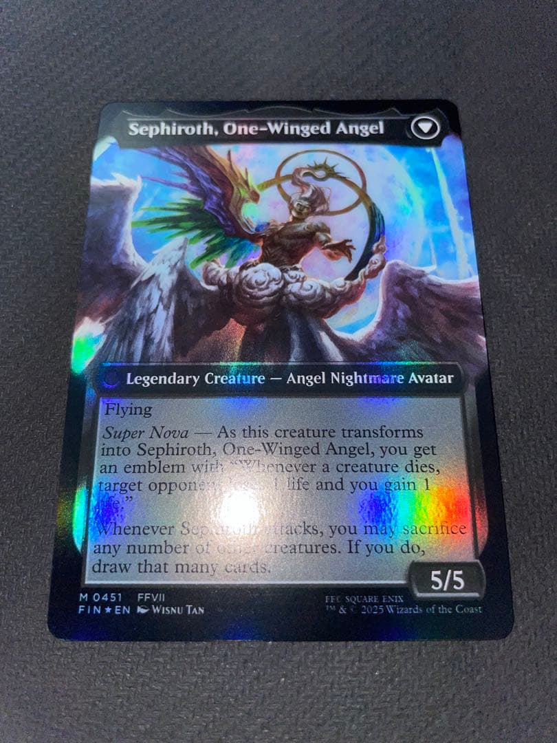 FF MTG Bundle英語版拡張アートFoil威名のソルジャー、セフィロス