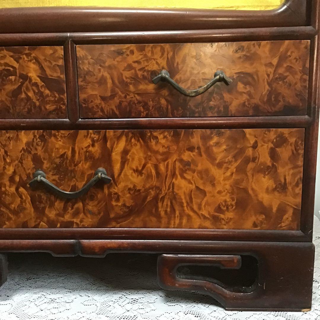 棚　茶棚　銘木　家具　金戸