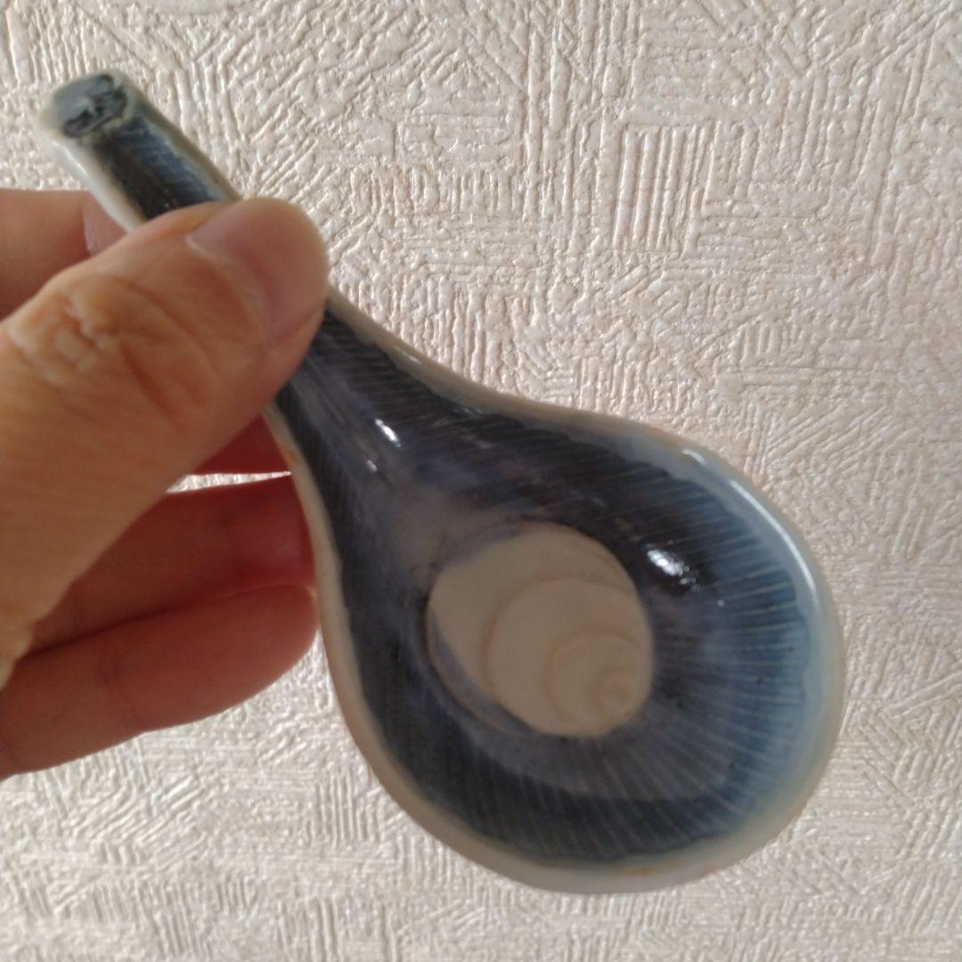 中国古玩青花古染付薄瑠璃宝珠文蓮華二客