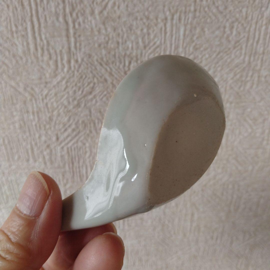 中国古玩青花古染付薄瑠璃宝珠文蓮華二客