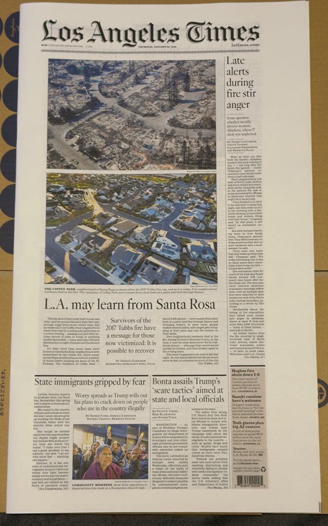 ドジャース 山本由伸 『入団記念号』超激レア ロサンゼルスタイムズ　額縁入②