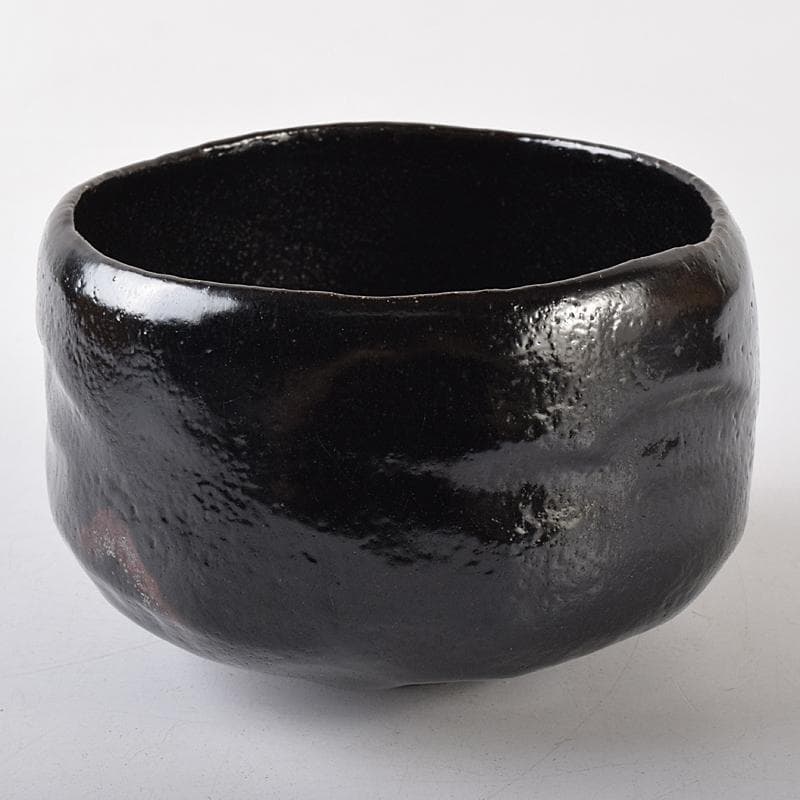茶道具　楽吉左衛門　黒楽茶碗　共箱　M　R8140