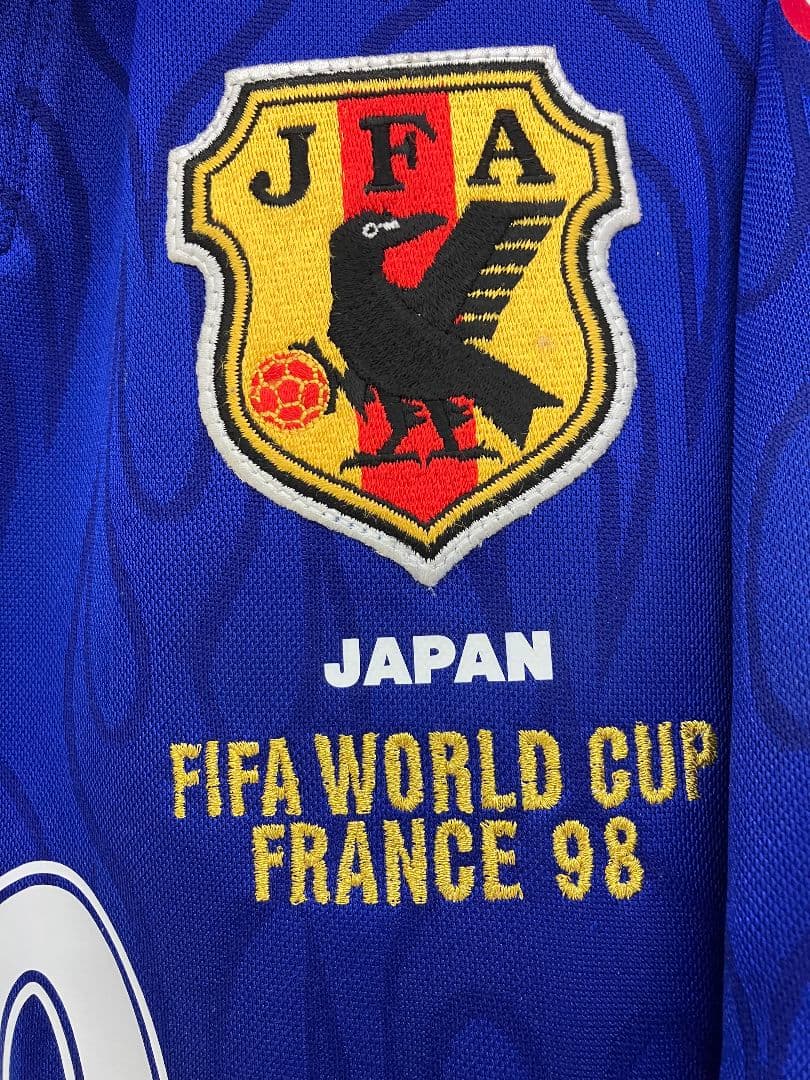 1998 日本代表　名波浩　アシックスオフィシャル　当時物ユニフォーム