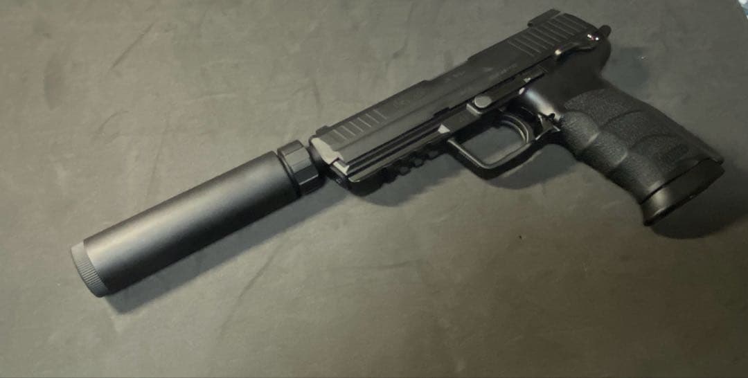 美品　東京マルイ HK45 タクティカルブラック ガスブローバック サイレンサ