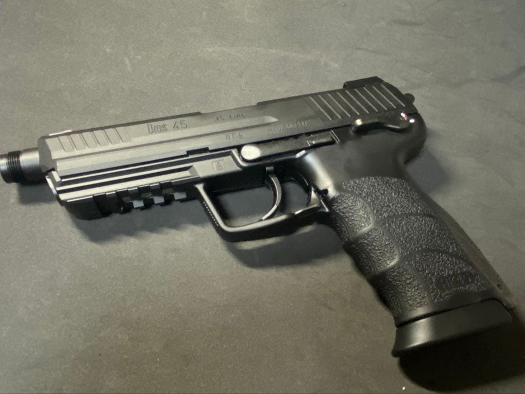 美品　東京マルイ HK45 タクティカルブラック ガスブローバック サイレンサ