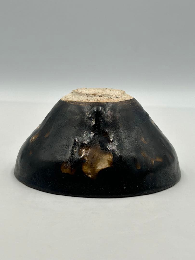 ★0009宋時代　吉州窯 玳皮天目茶碗★茶道具 茶器 唐物天目 中国美術