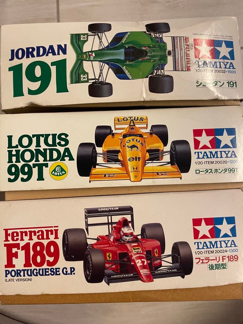 タミヤ F1モデルキット 3点セット