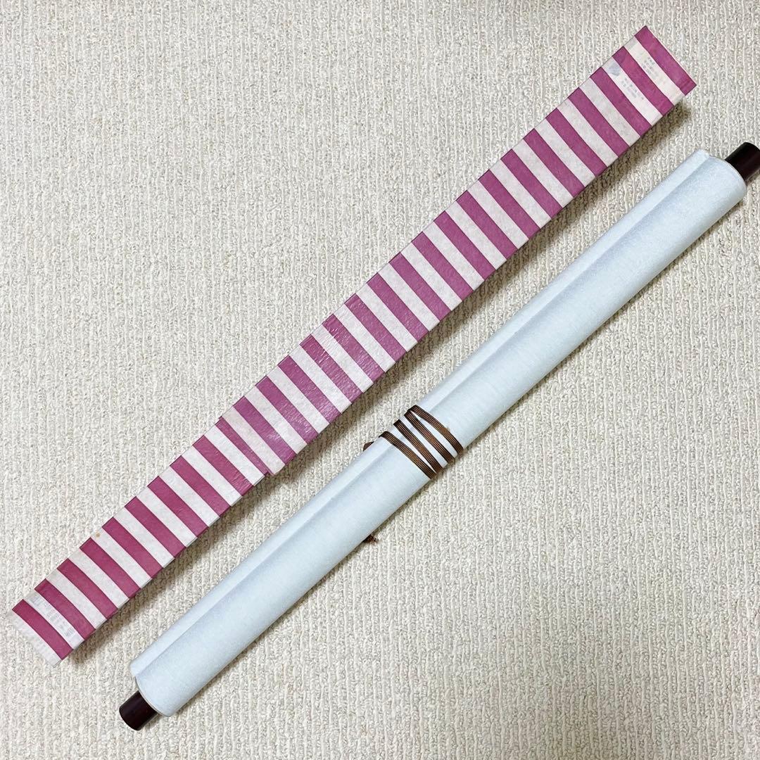 【絹本】肉筆掛け軸花鳥画　細筆画「鶴と松」美術品　和室　茶室　吉祥　長寿　縁起物