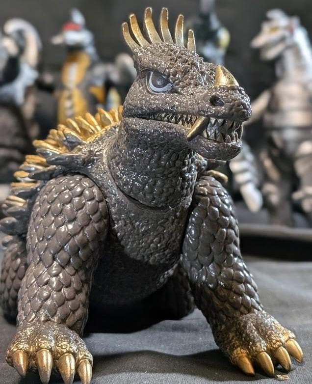 昭和ゴジラ・メカゴジラ・メガロ・ガイガン・アンギラス（バンダイ）ソフビ５体セット