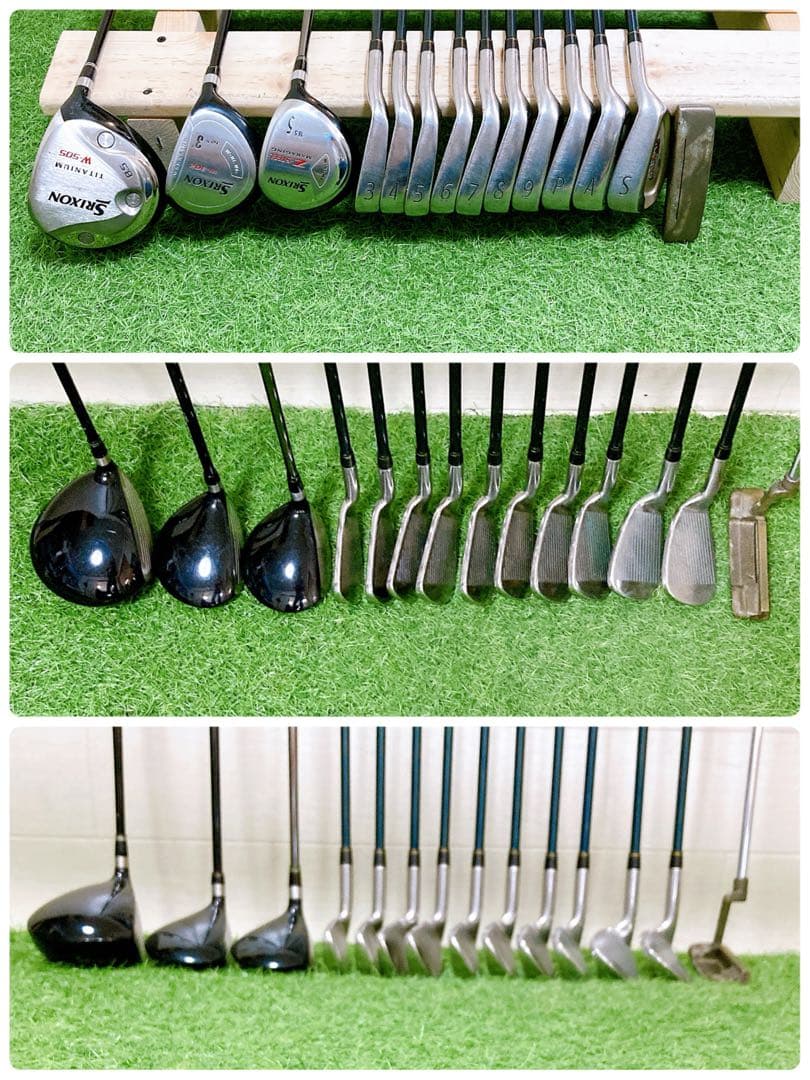 M1 スリクソン　初心者オススメ　ゴルフクラブセット　メンズ　14本