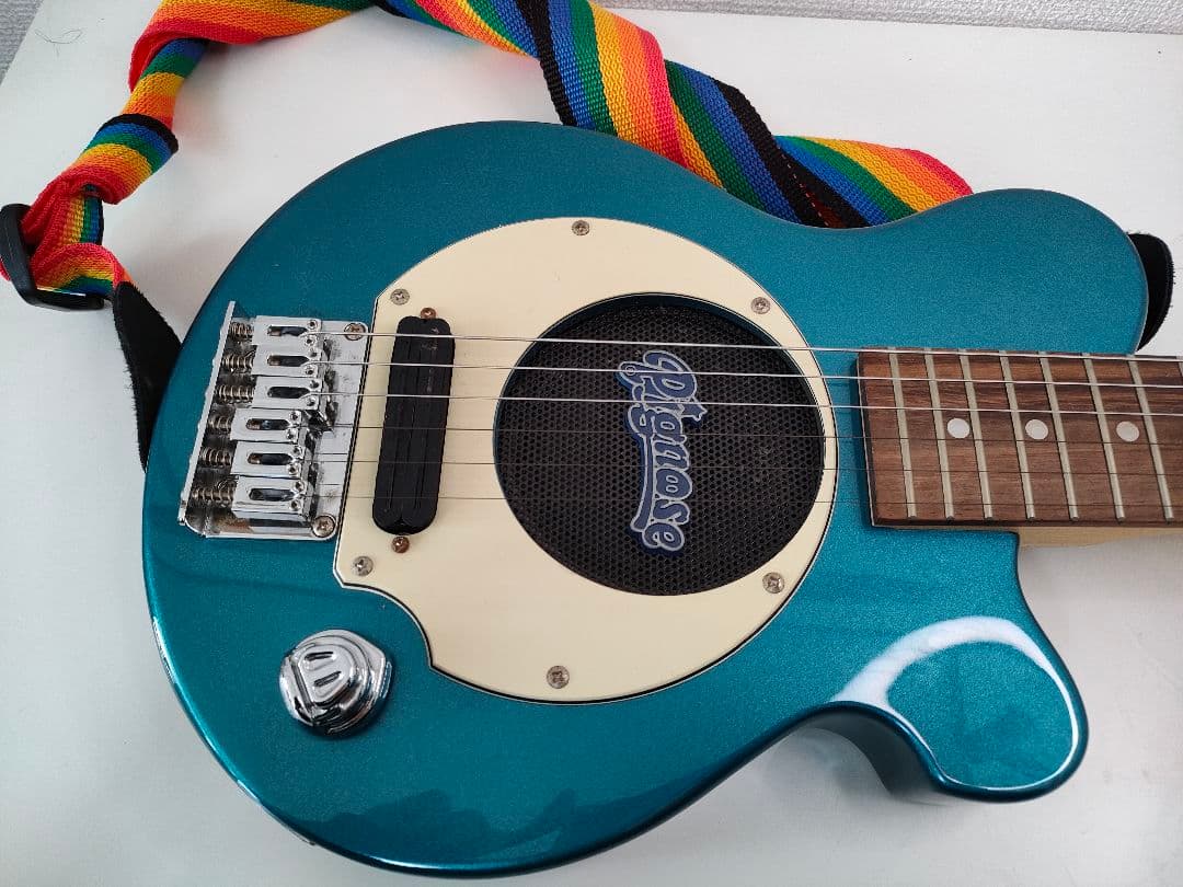 Pignose/ピグノーズ メタリックブルー アンプ内蔵ミニエレキギター