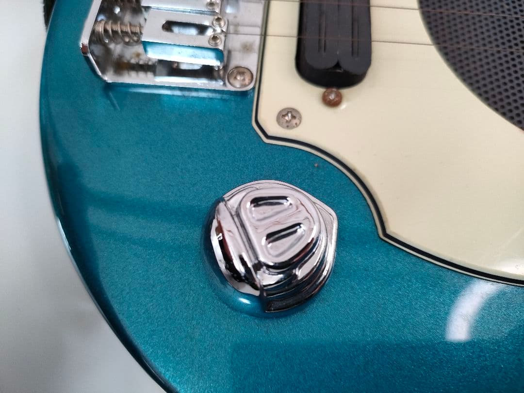 Pignose/ピグノーズ メタリックブルー アンプ内蔵ミニエレキギター