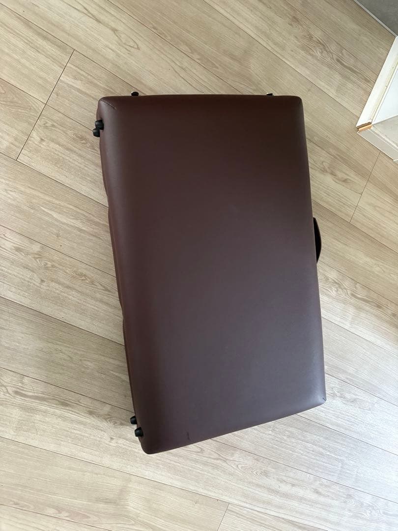 折りたたみマッサージテーブル 茶色