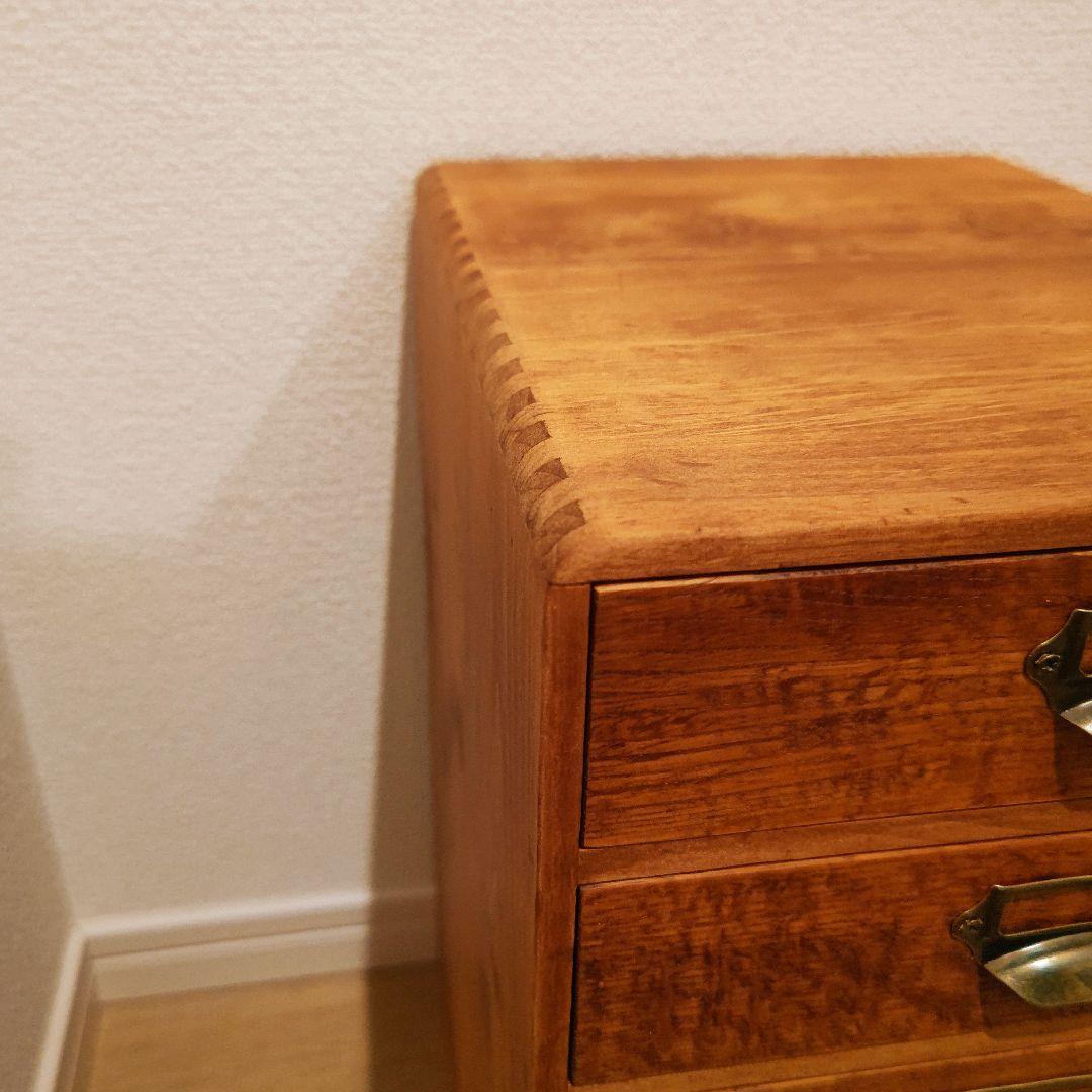 リペア済 美品　 6段小引き出し　 昭和レトロ アンティーク　引き出し　年代物