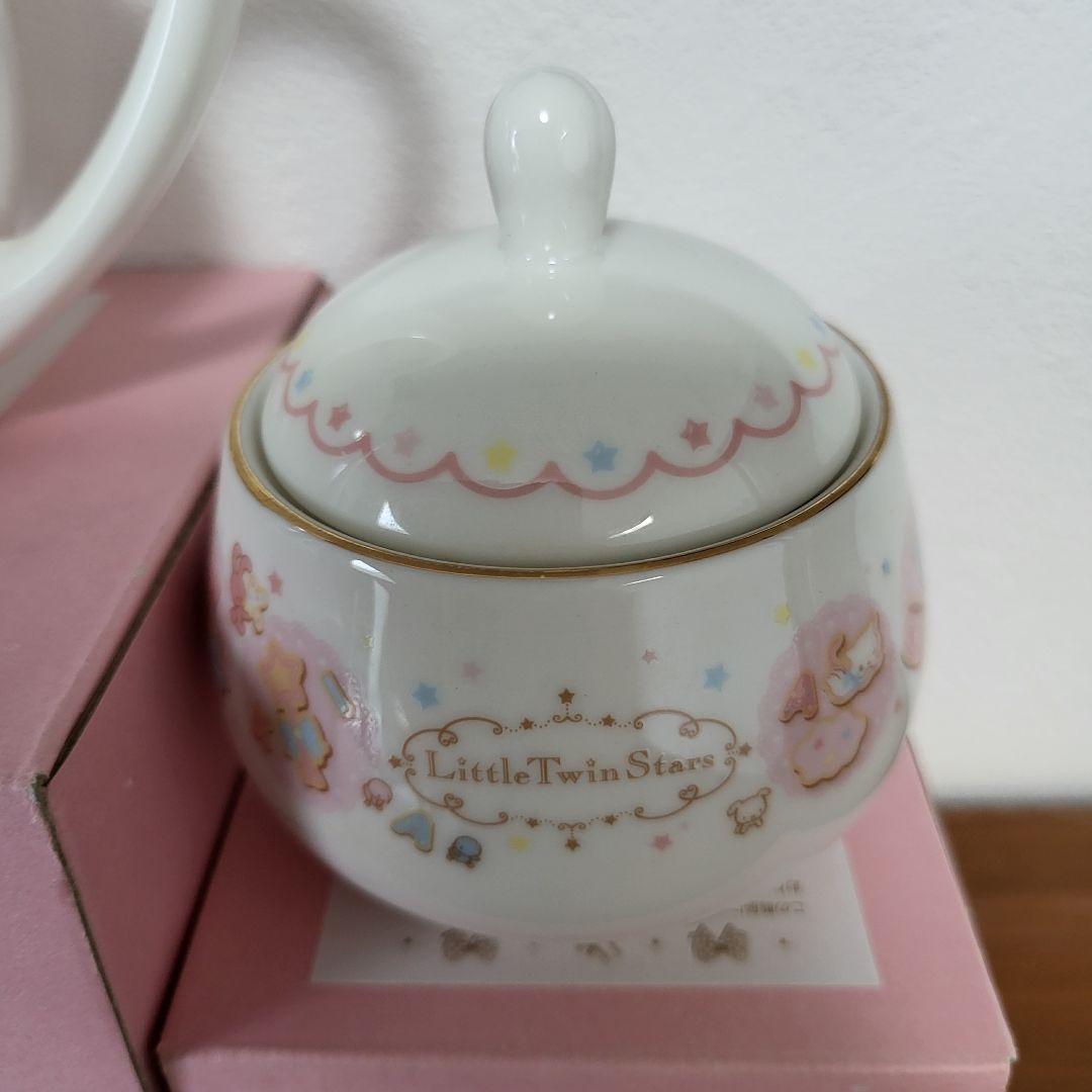 リトルツインスターズ ティーポットとシュガーポットセット