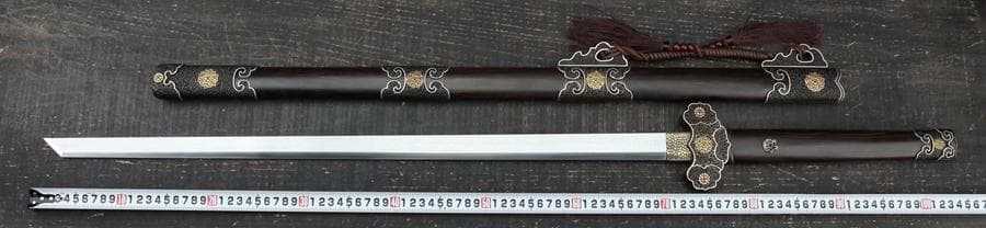 三色銅 玄宗 唐刀 模造刀 居合刀 武士道 武具 漢剣 唐刀 龍泉剣 手鍛造打