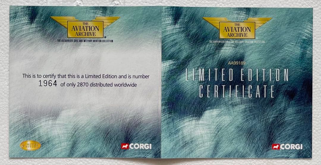 絶版新品希少　Corgi/コーギー1/72 スピットファイア70周年　3機セット