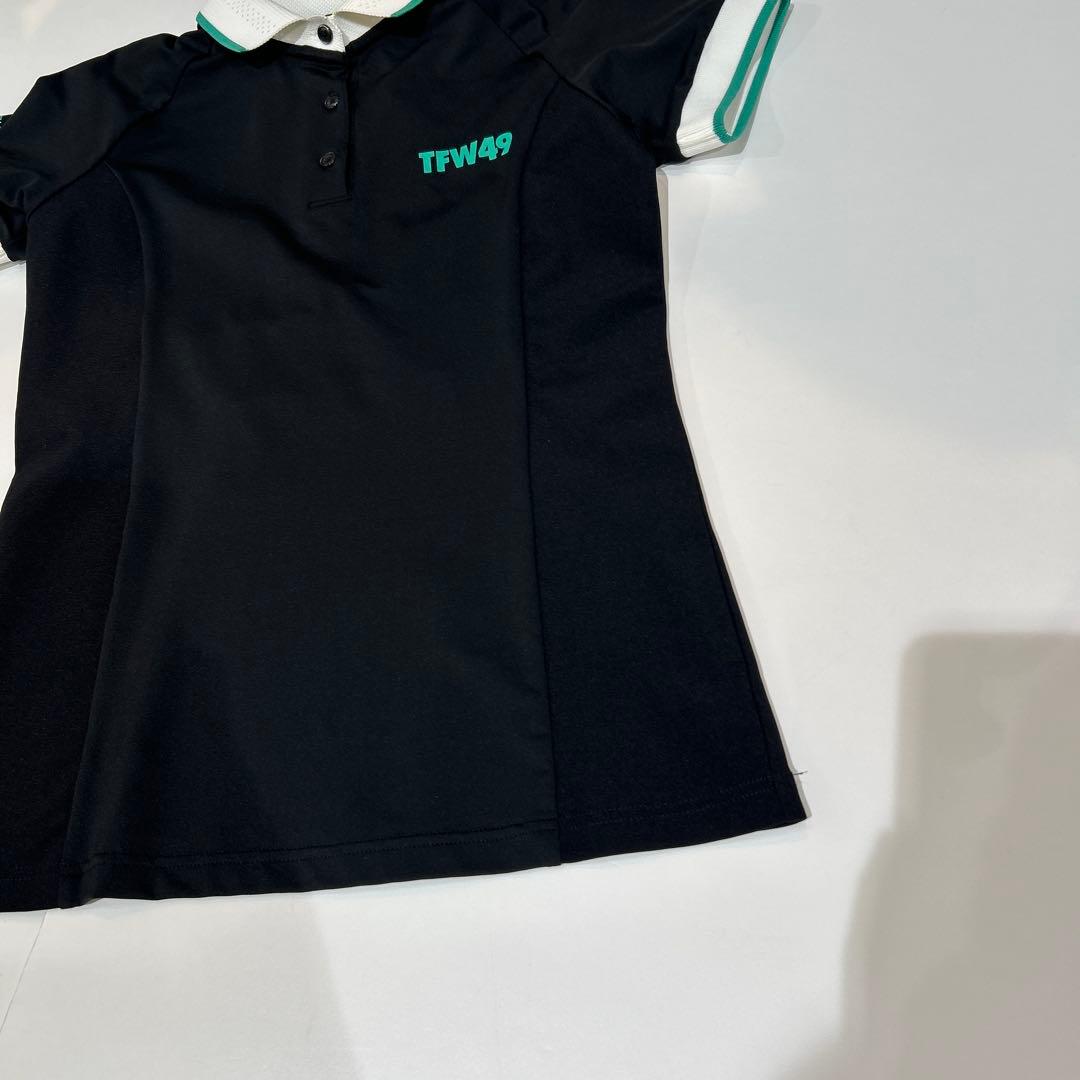 新品❤️TFW49 ブラックポロシャツ レディース