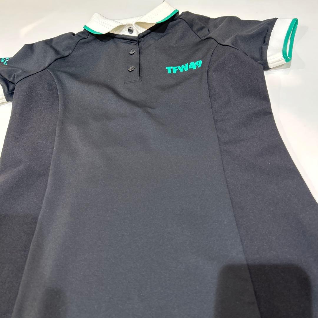 新品❤️TFW49 ブラックポロシャツ レディース