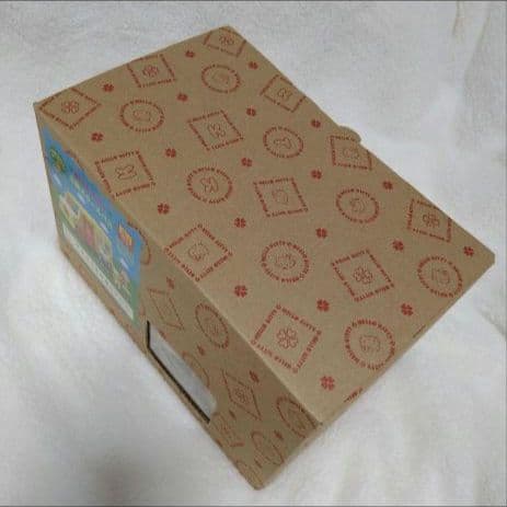 ハローキティ　木製スクールバス　知育玩具　ウッドシリーズ　絵本　バス　木製