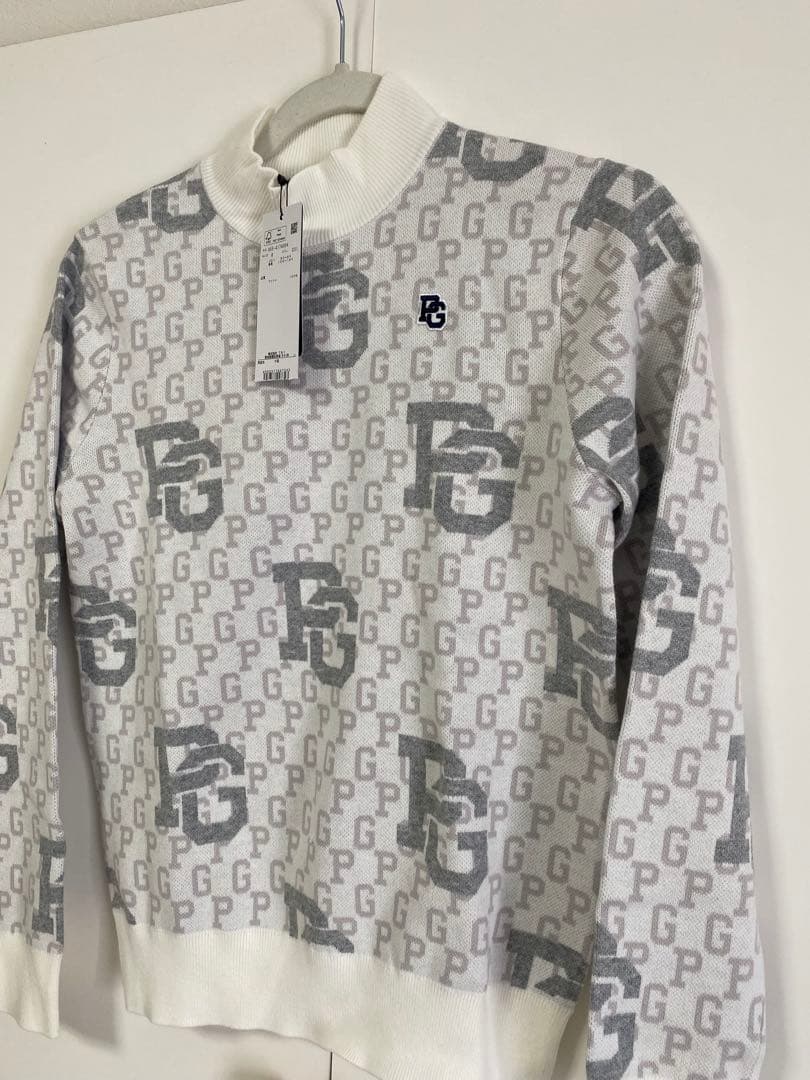 新品！袋付き☆PEARLY GATES ロゴセーター サイズ0