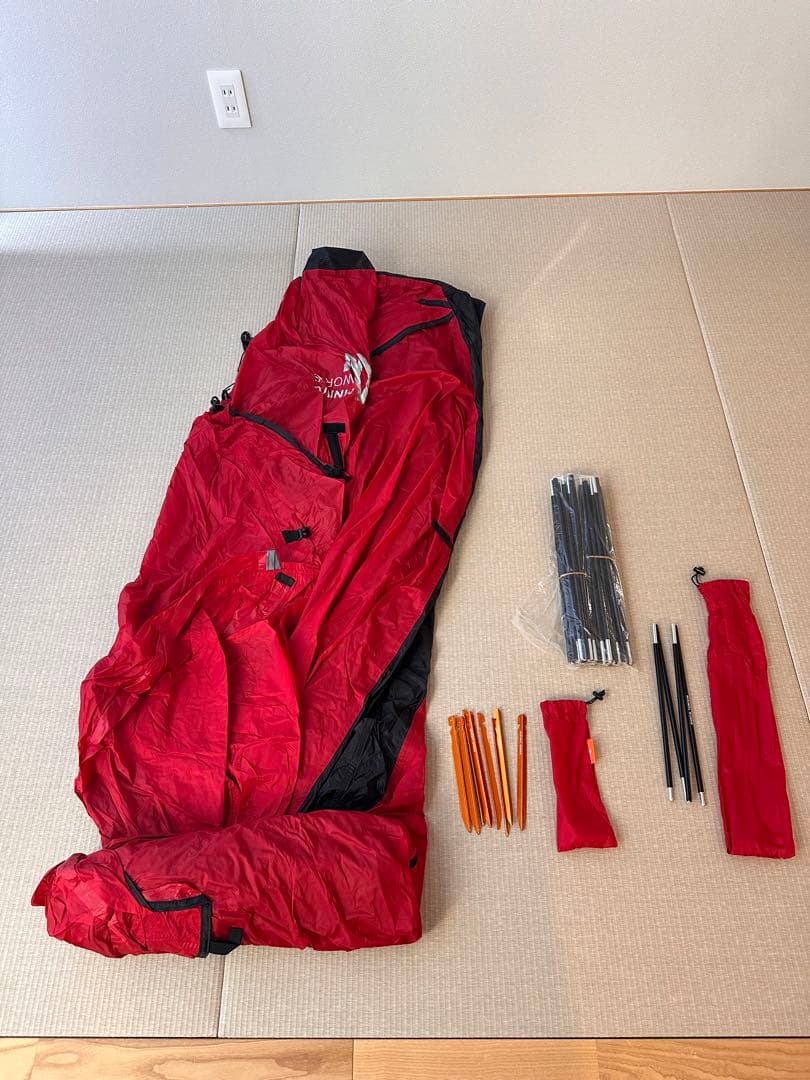 希少品 MINIMAL WORKS パプリカレッド ドーム型テント