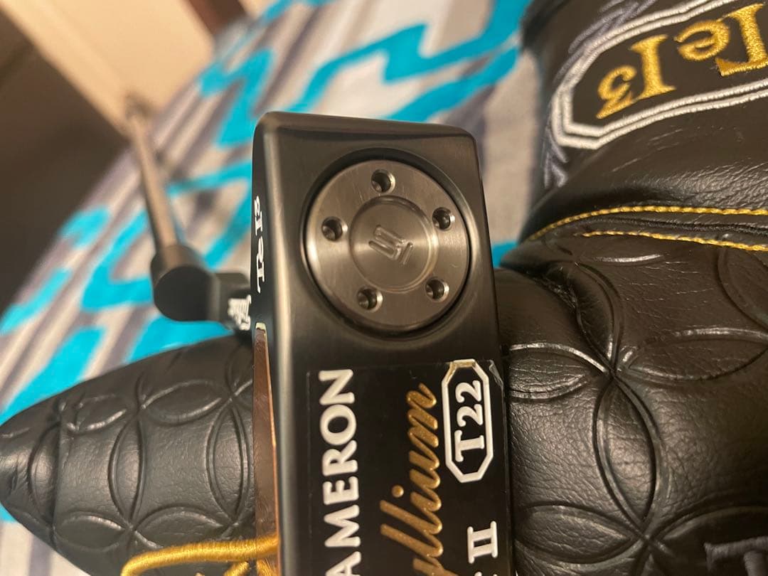 Cameron T22 パター テリリウム製ヘッドカバー付き