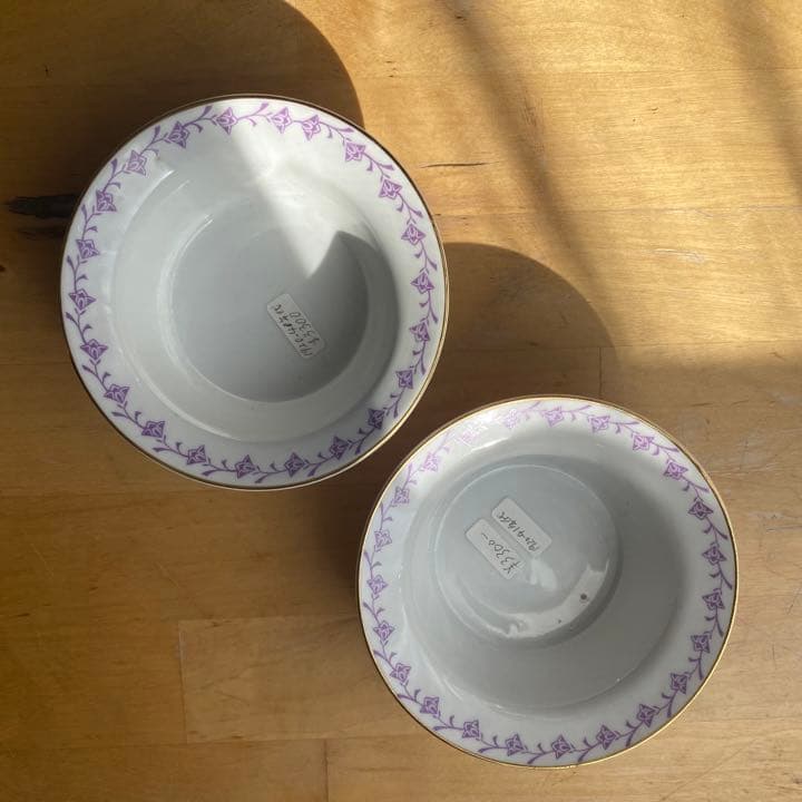 レア　1920-40 戦前　東洋陶器　カスタードカップ　小皿　デザート