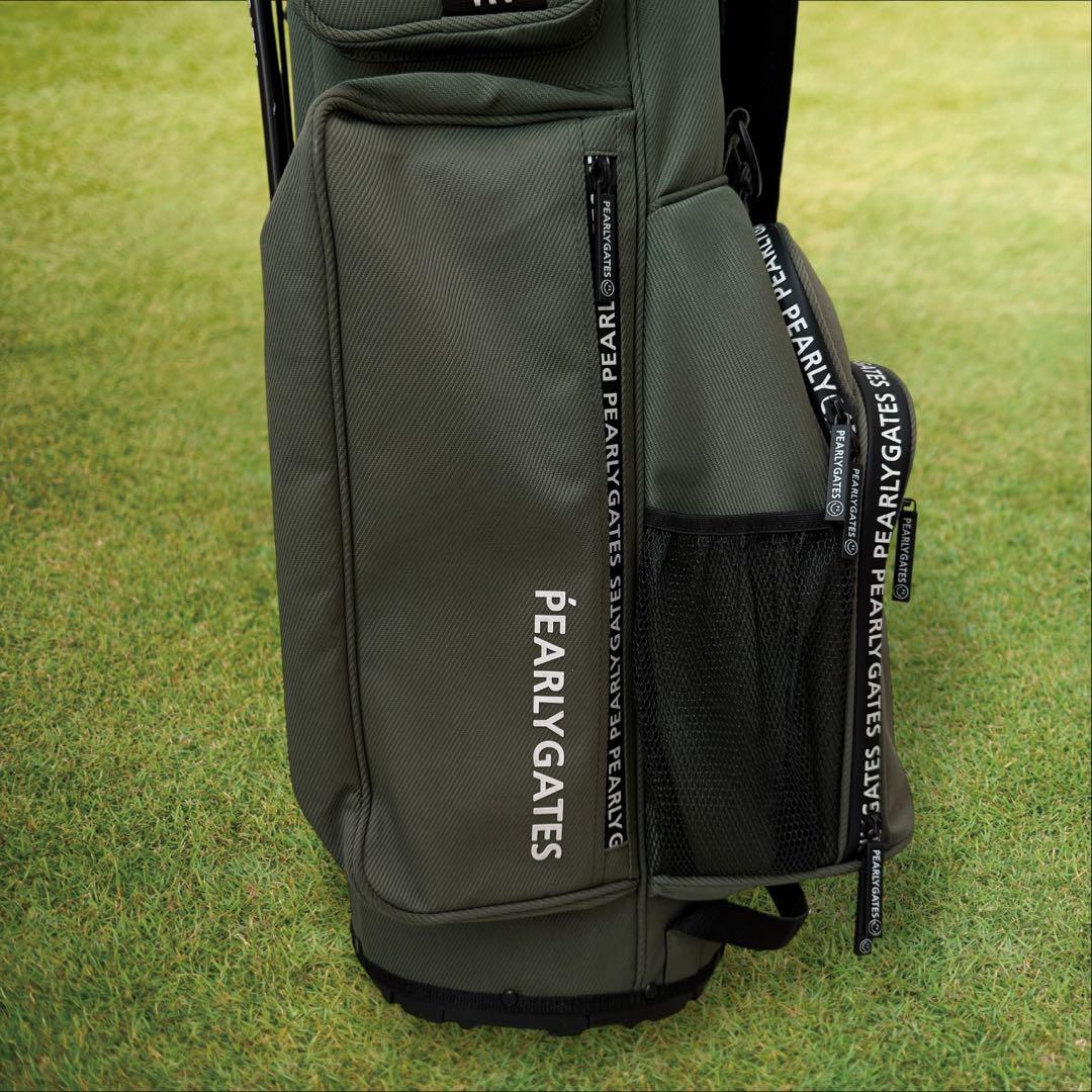 現行モデル　パーリーゲイツ　キャディ バッグ　モスグリーン　スタンド式　軽量