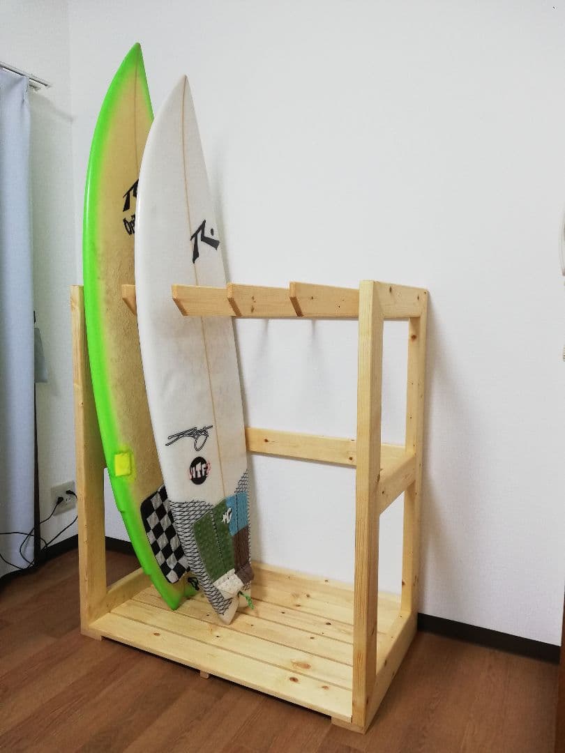 4枚～6枚収納　サーフボードラック　サーフボードスタンド　スノーボードラック