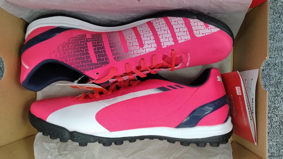 【新品 27cm】プーマ エヴォスピード 4.3 TT Evospeed ピンク