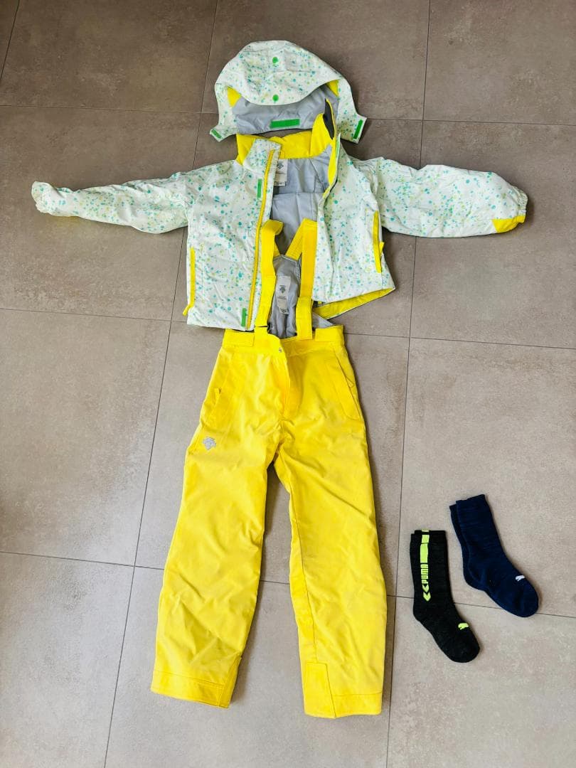 スキーウェア 130cm（125～135cm調整） DESCENTE デサント