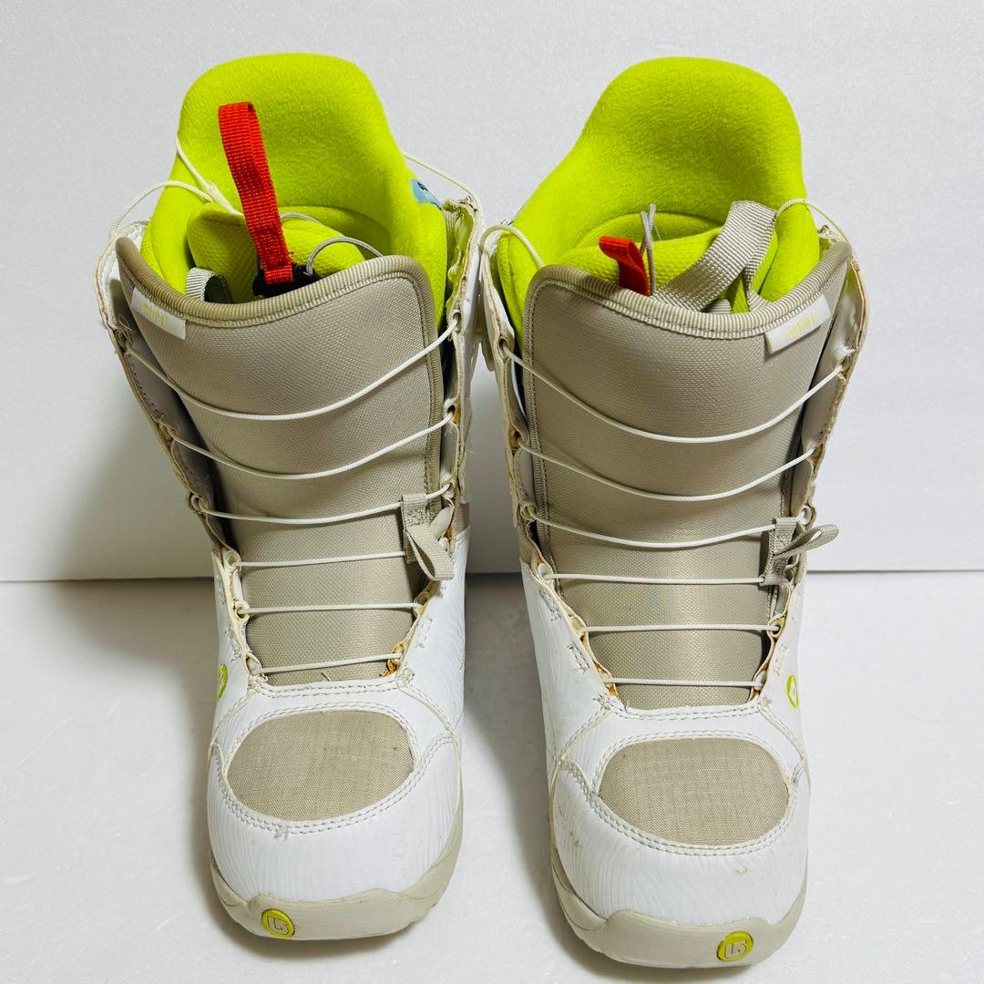 24cmバートンスノーボード ブーツ(女性用) ホワイト/イエロー