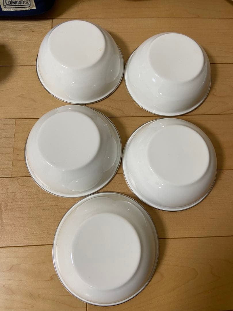 コールマン Coleman 食器セット エナメル 5人分セット 収納ケース付