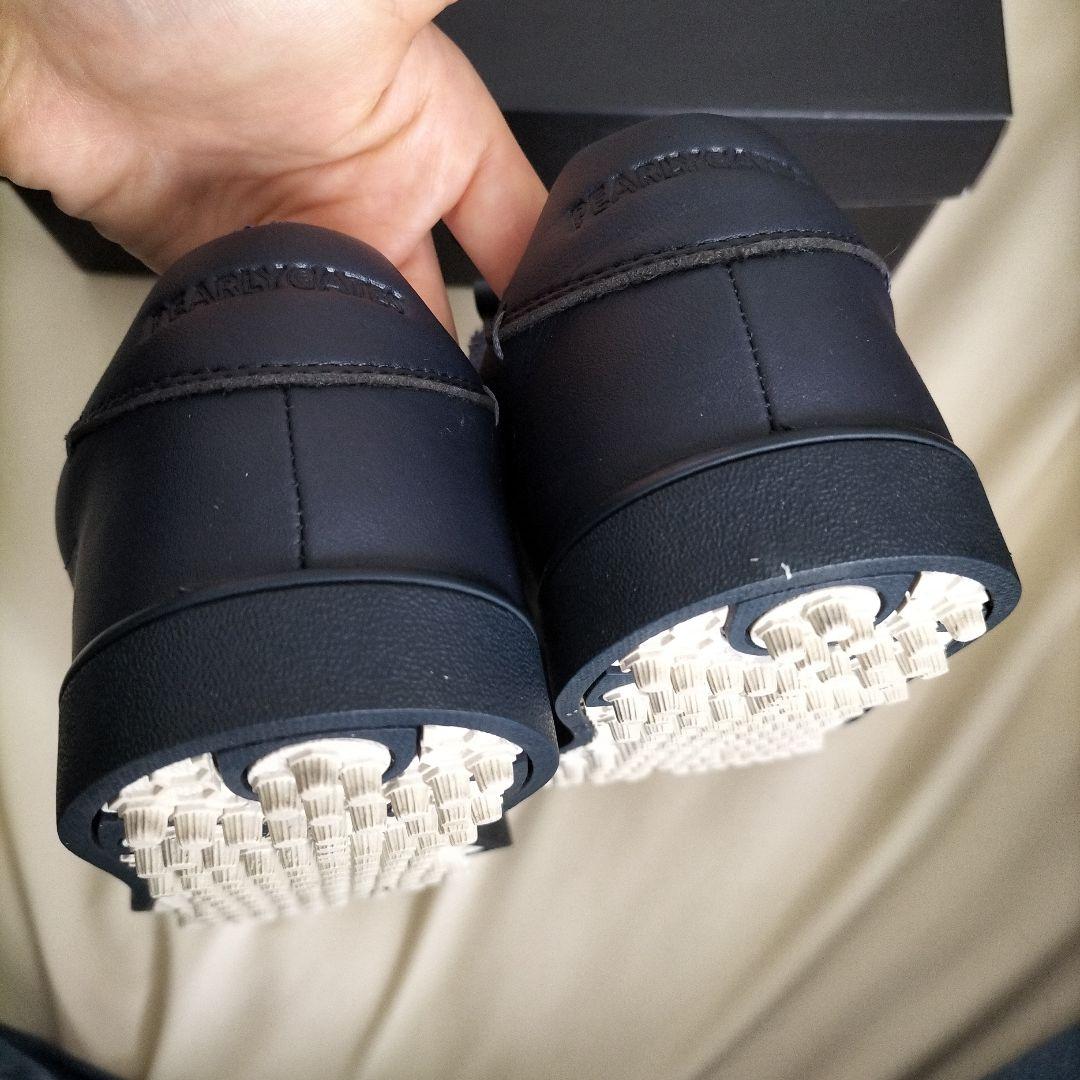 一度使用PEARLY GATES ブラック ゴルフシューズ 22.5