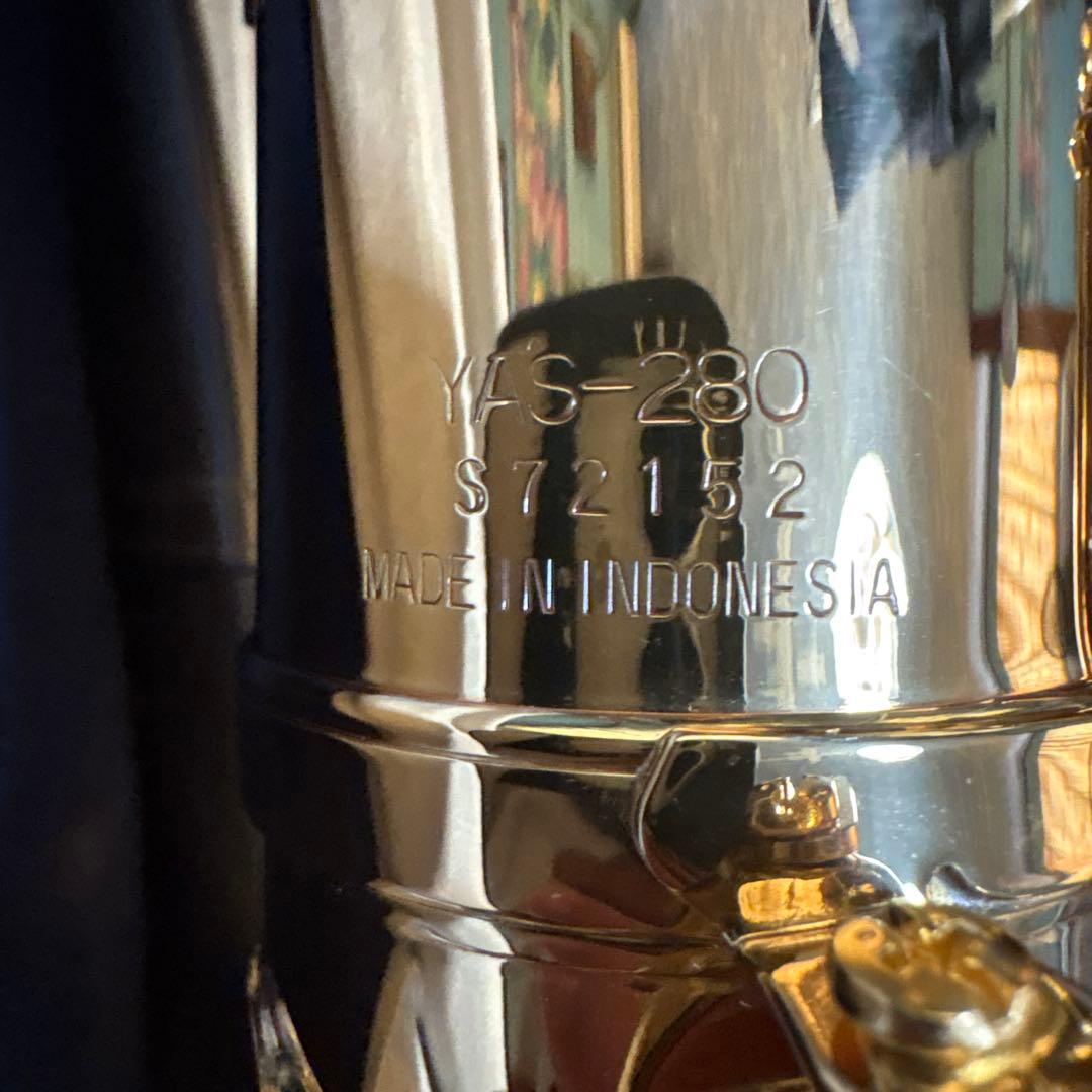 【美品】【使用回数2,3回】アルトサックス YAMAHA YAS-280