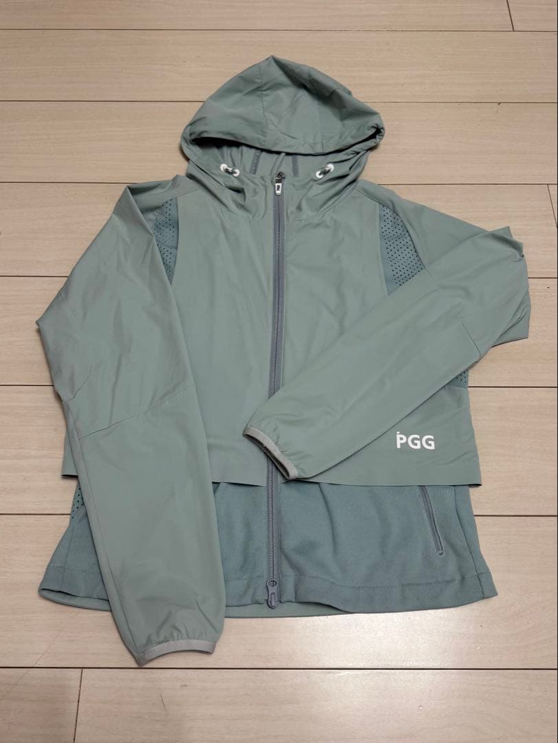 PGG◾️セットアップ◾️フルジップパーカー　スカート　アクアグリーン