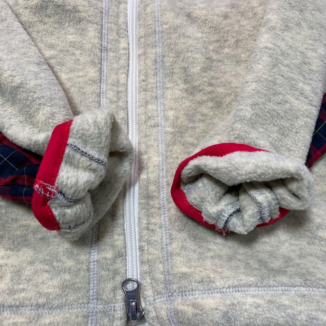 極美品　adidas golf フリースジャケット　ダブルジップアップ　サイズM