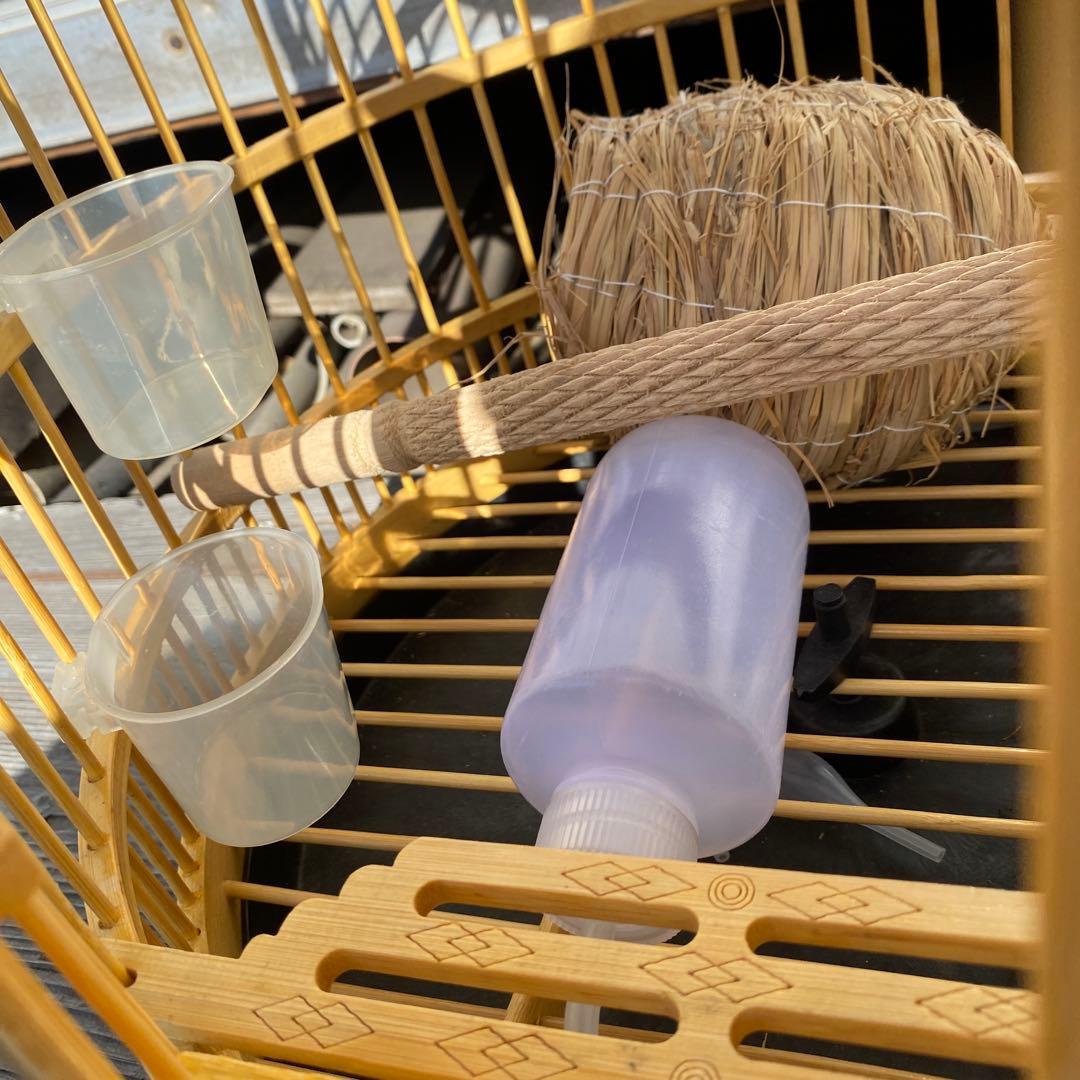 竹製鳥かご