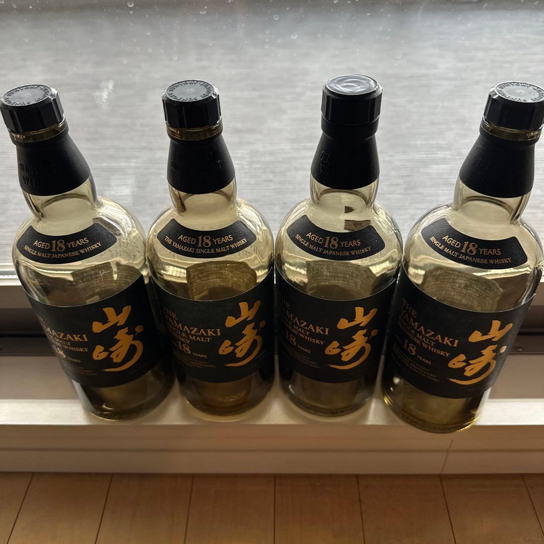 山崎18年　12本　空瓶