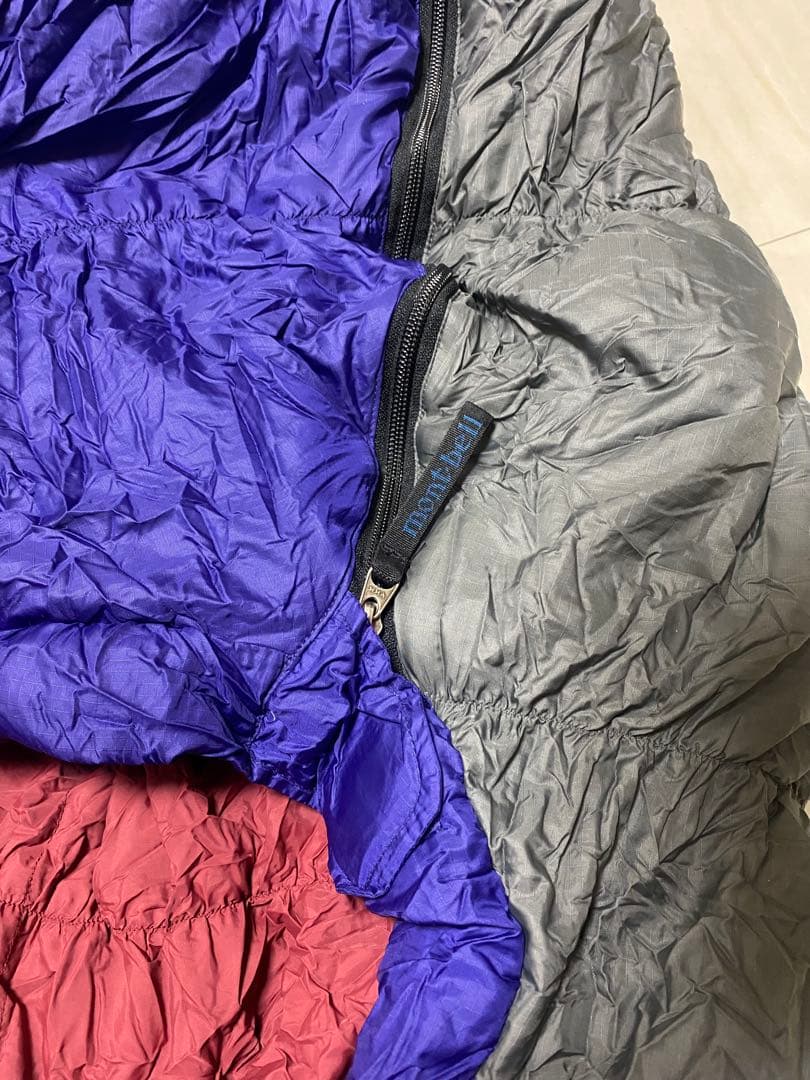 美品！人気の定番！モンベル！高品質 650FP ダウンハガー#2 収納袋付き！