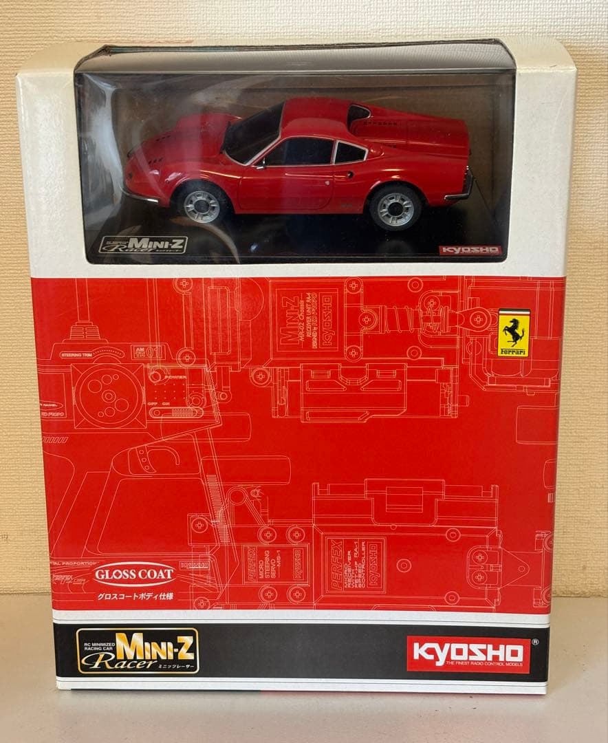 京商/フェラーリ/246GT/ディーノ/ラジコン/ミニッツ/箱付/プロポ/セット