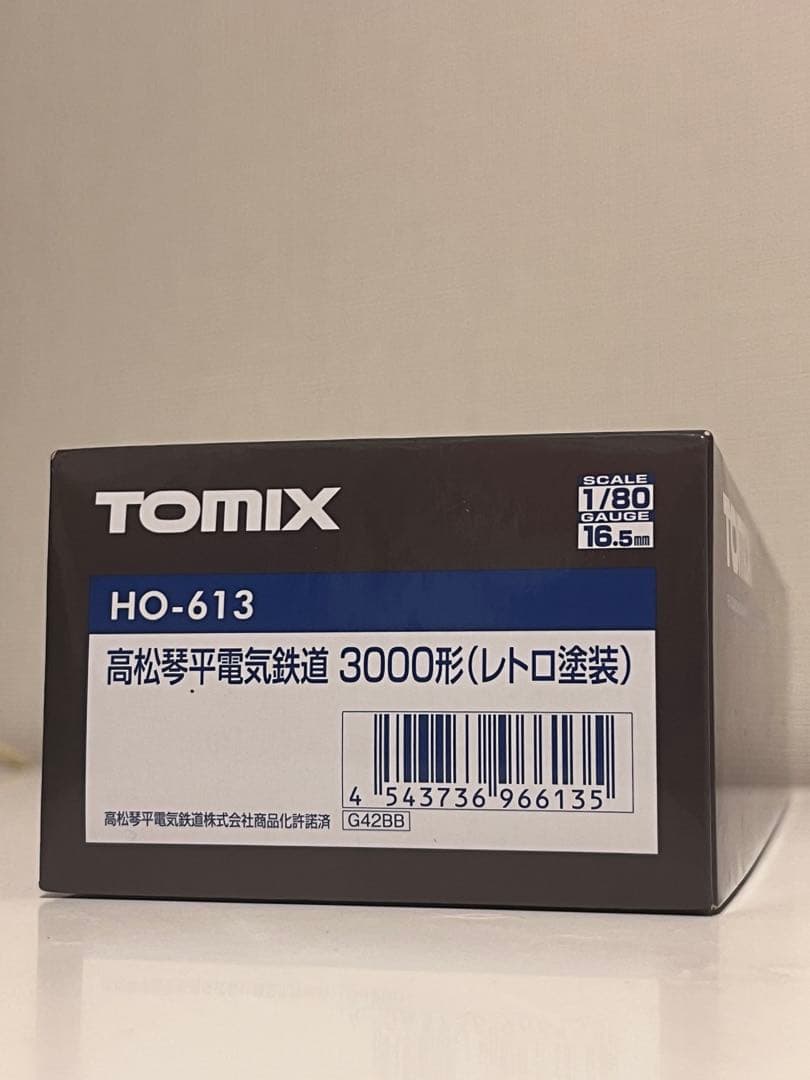 TOMIX HO-613 高松琴平電気鉄道 3000形 レトロ塗装